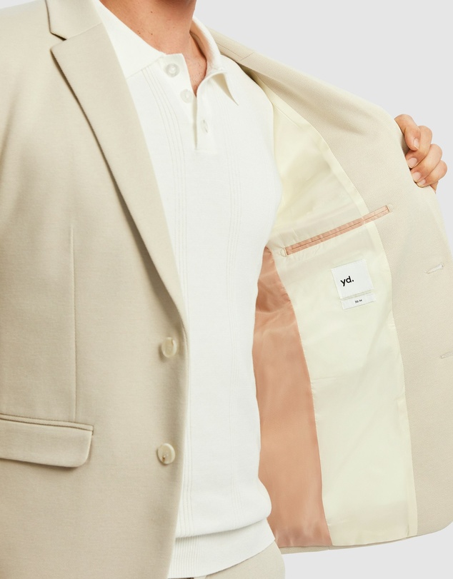 yd. - Decaf Knitted Blazer