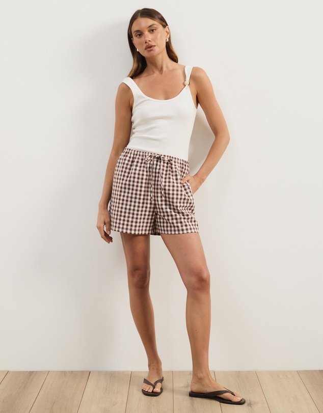 Atmos&Here - Lydia Gingham Shorts