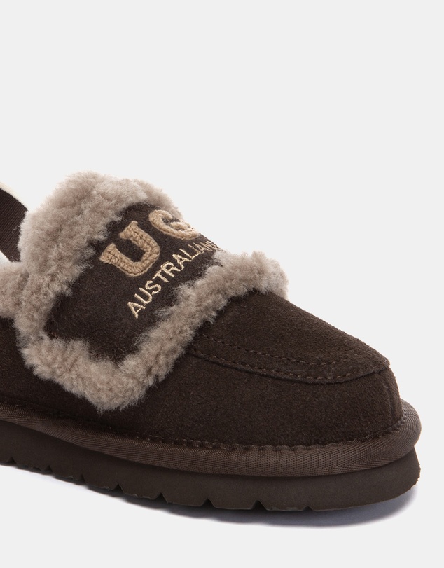 EVERAU - Australian Shepherd Ugg Rilee Kids Cow Suede Upper House Shoes