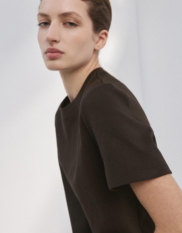 M.N.G - Short-Sleeved Cotton T-Shirt