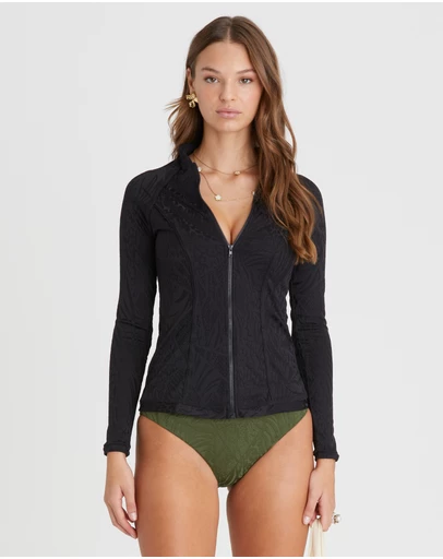 Aqua Blu Australia - Nero Lyla Rash Guard