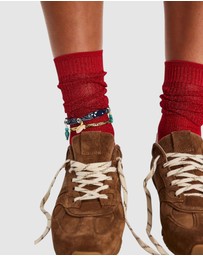 High Heel Jungle - Glitter Shimmery Lights Lurex Socks