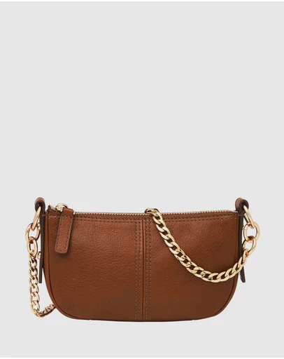 Fossil - Jolie Brown Mini Crossbody Bag