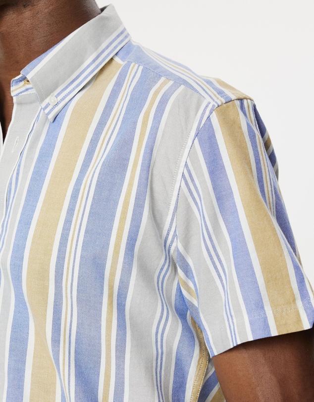 Ben Sherman - Oxford Stripe SS Mod Shirt