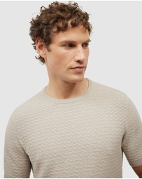 Politix - Frank Textured Short Sleeve Knit