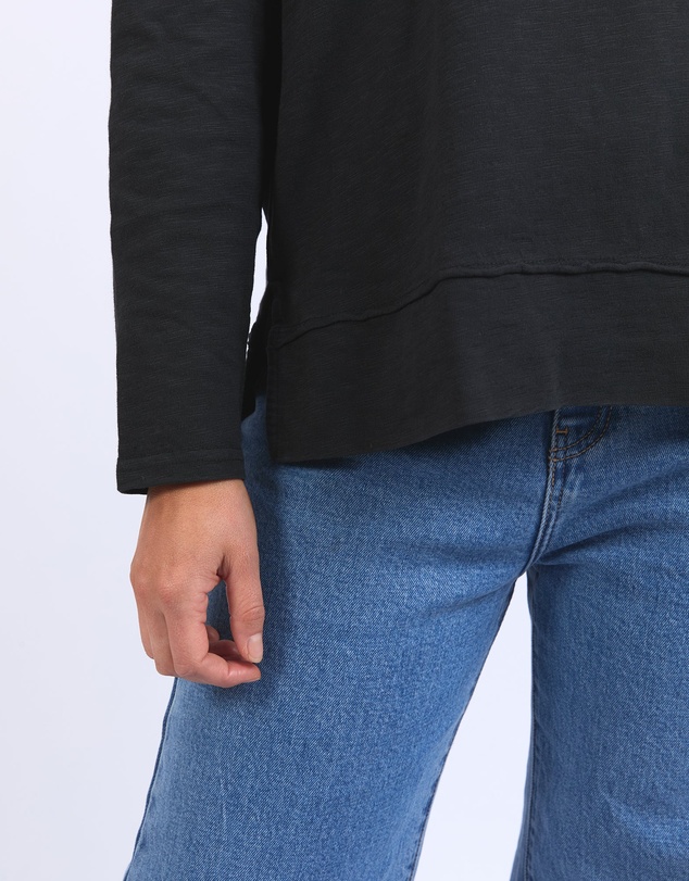 Foxwood - Jayne Throw On Top Black
