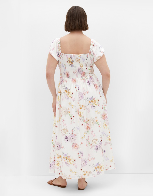 City Chic - Abbigail Floral Print Maxi Dress