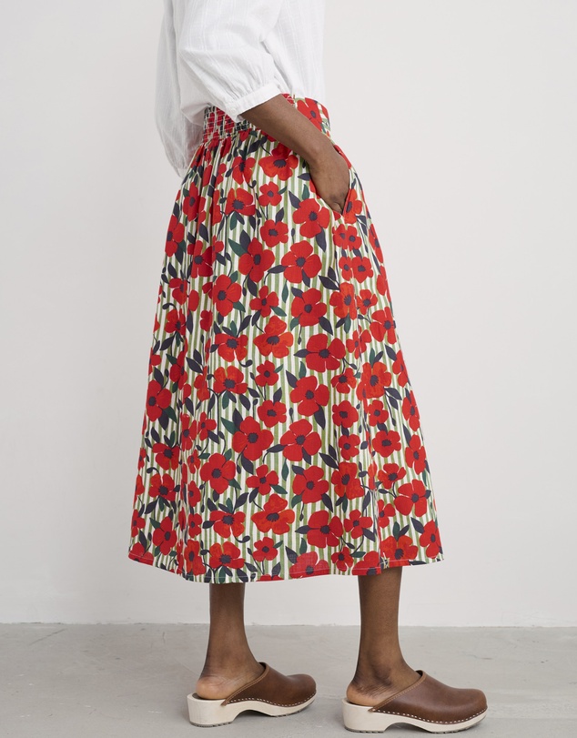 Seasalt - Seasalt Cornwall Red Mevagissey Skirt