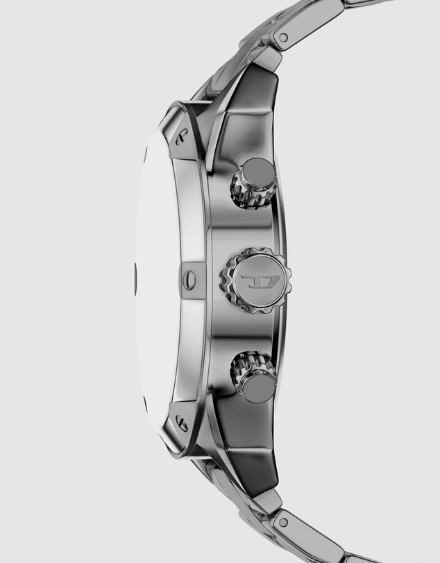 Diesel - Spiked Gun-Metal Chronograph Watch