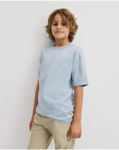 Country Road - Teen Australian Cotton Relaxed Short Sleeve T-shirt