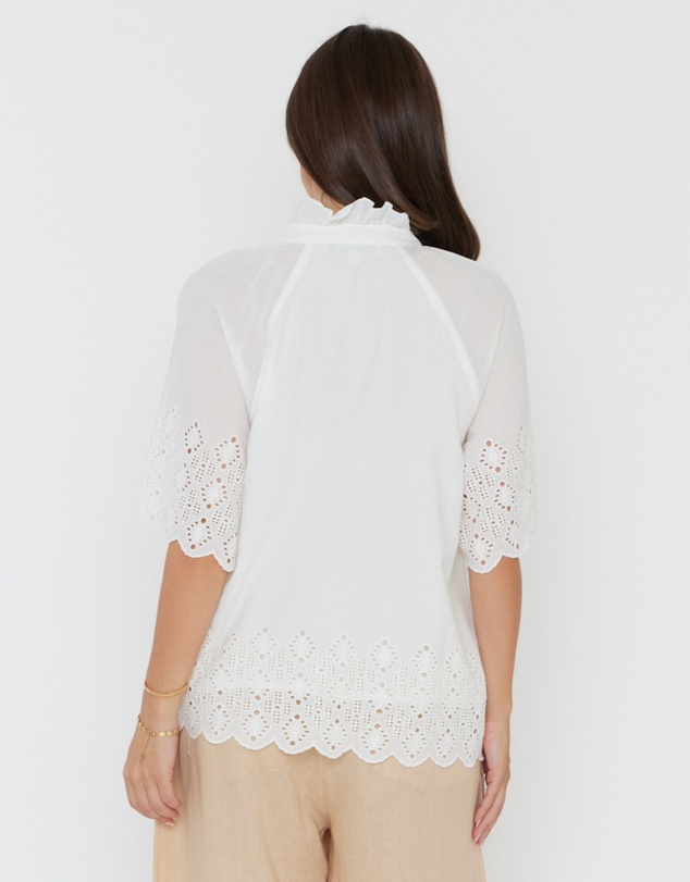 ALEXANDRA - Jolta Blouse White