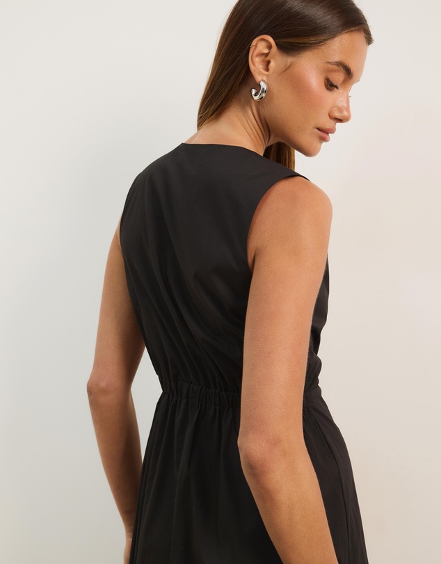 Atmos&Here - Ida Cotton Poplin Midi Dress