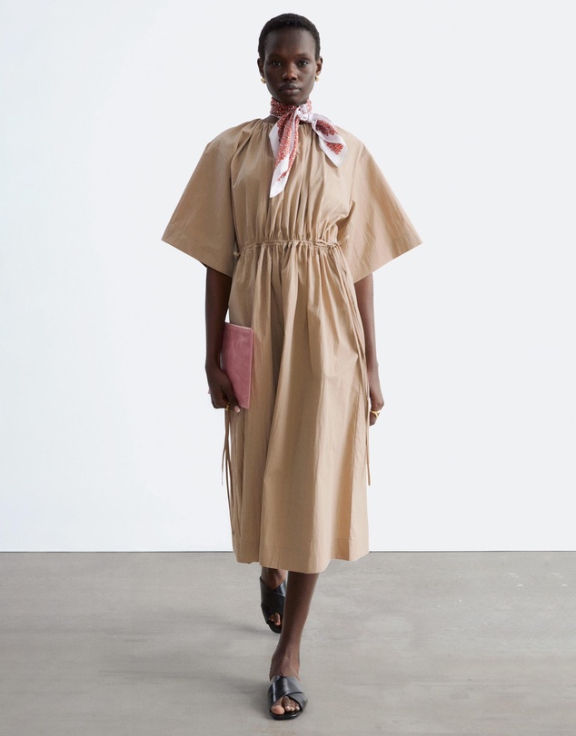 & Other Stories - Drawstring Midi Dress