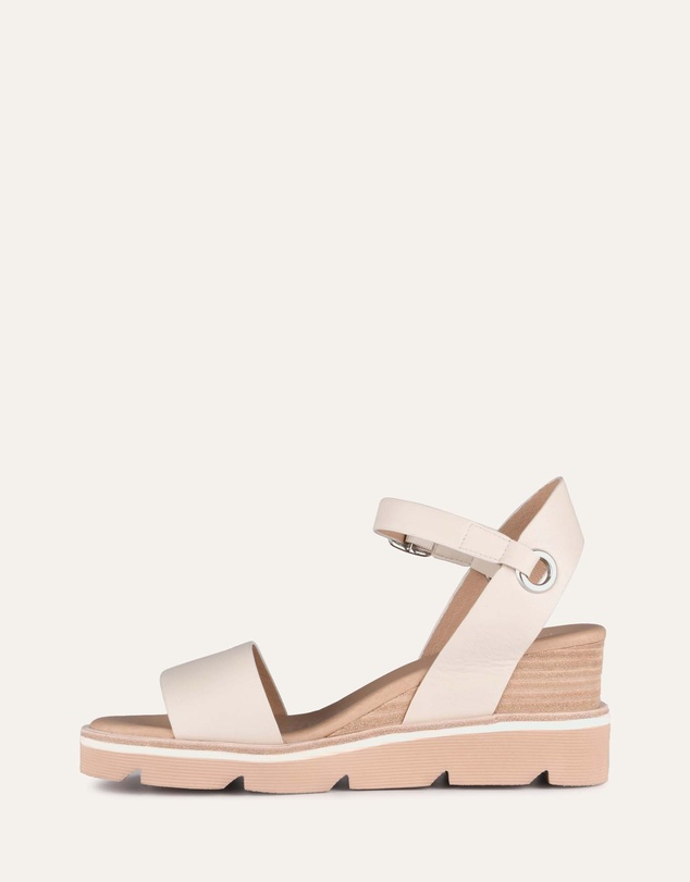 Jo Mercer - Katie Mid Heel Wedge Sandals