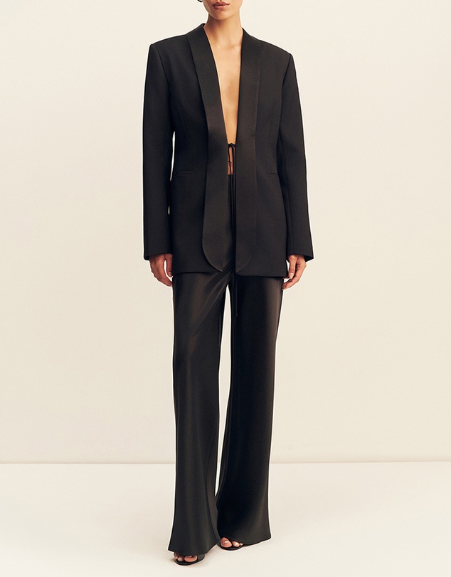 Shona Joy - Benji Tuxedo Tie Blazer