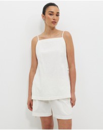 Calli - Lyauna Tie Side Top