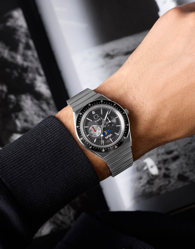 TIMEX - Q Timex NASA 40mm Stainless Steel Bracelet Watch