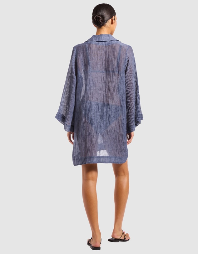 JETS - Wave Gauze Sheer Mini Cover Up