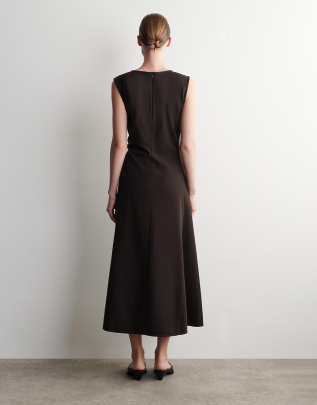 COS - Twist-Detail Jersey Midi Dress
