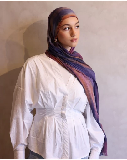 Mod Squad - Printed Rayon Hijab - Dusk