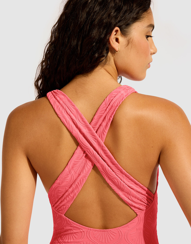 Seafolly - Luna V Neck One Piece Swimsuit