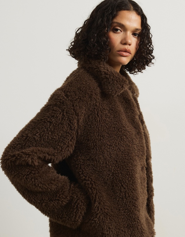 Atmos&Here - Marigold Shearling Jacket