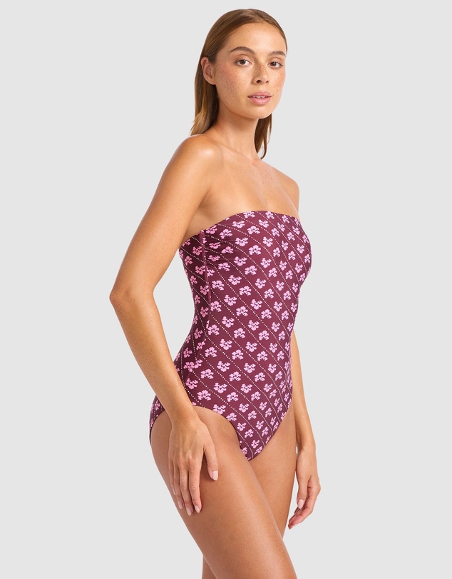 Seafolly - Batik Bloom DD Bandeau One Piece Swimsuit
