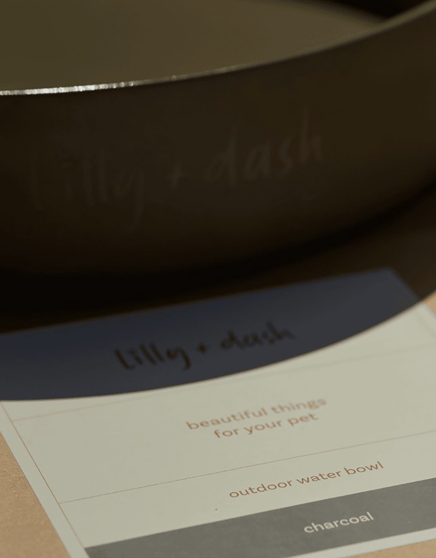 Lilly + Dash - 7L Outdoor Ceramic Dog Water Bowl