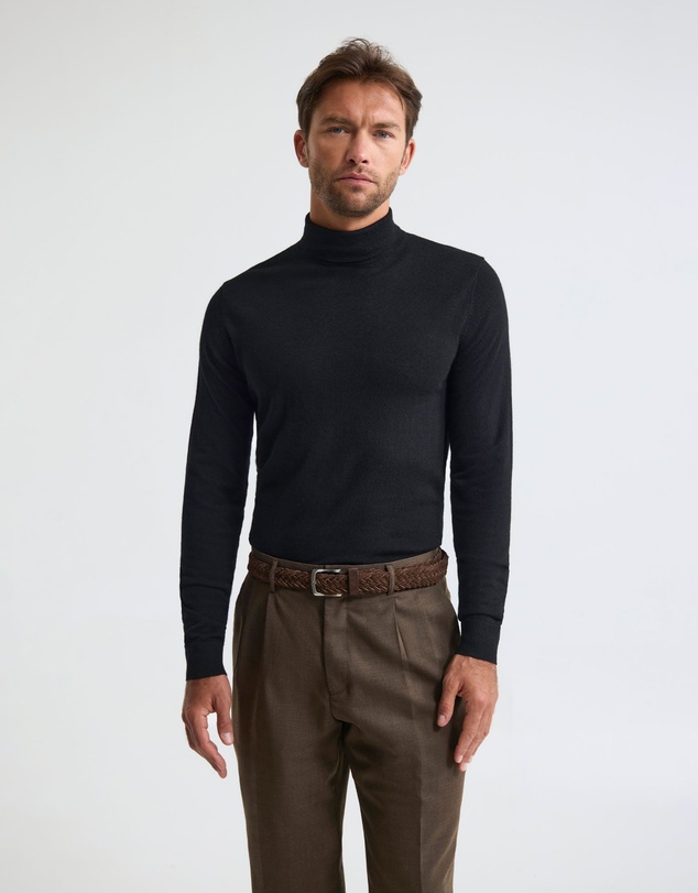 Oxford - Aaron Turtle Neck Merino Pullover