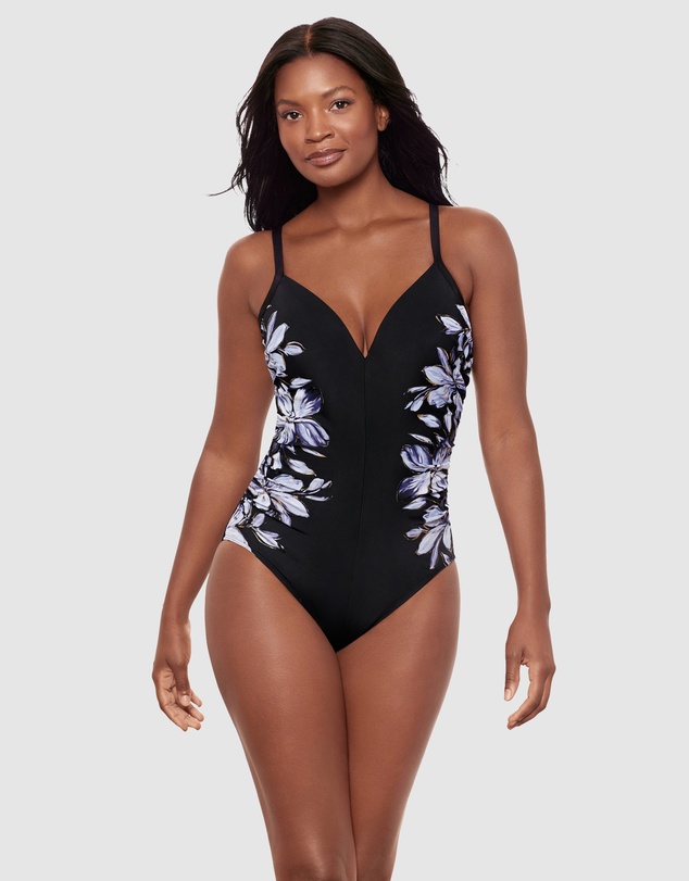 Miraclesuit Swimwear  - Fiore di Luna Temptation Underwired Low Back Shaping Swimsuit