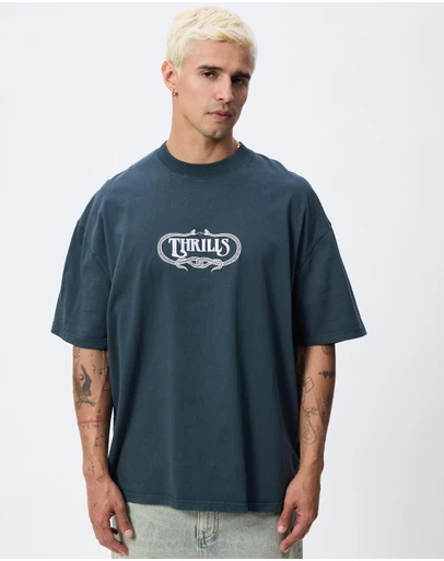 Thrills - Double Time Oversize Box Tee