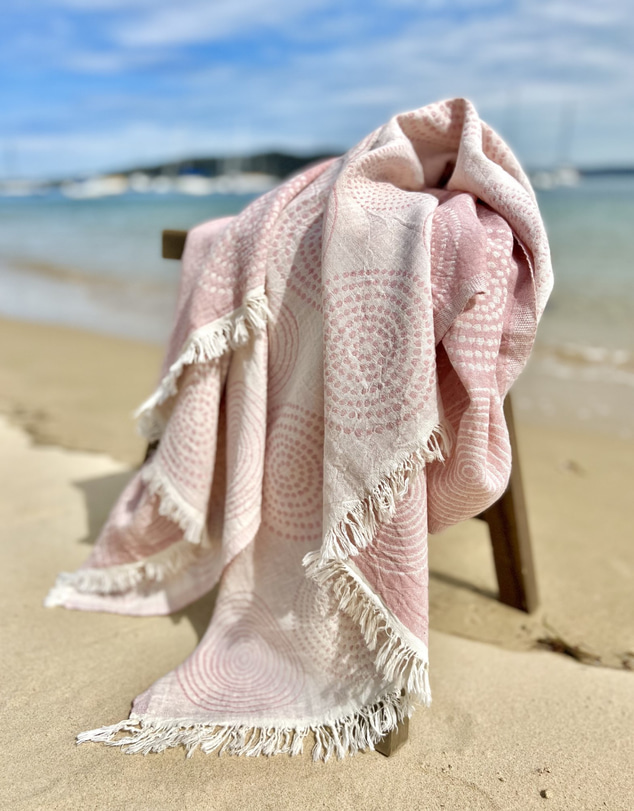 Turkish Murkish - Dotty Muslin Towel