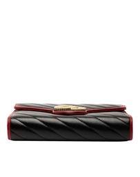 Pre-Loved by Azura Reborn - Pre-Loved GG Marmont Matelasse Leather Torchon Wallet On Chain