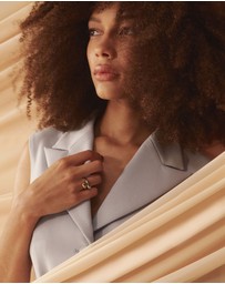 Forcast - Millicent Mixed Metal Ring