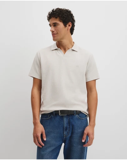 Country Road - Short Sleeve Waffle Trophy Polo