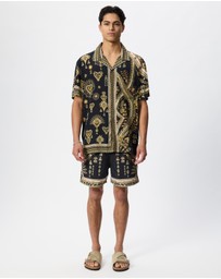 Camilla - Mid Length Boardshort With Elastic Waist