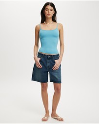 Cotton On - Relaxed Denim Shorts