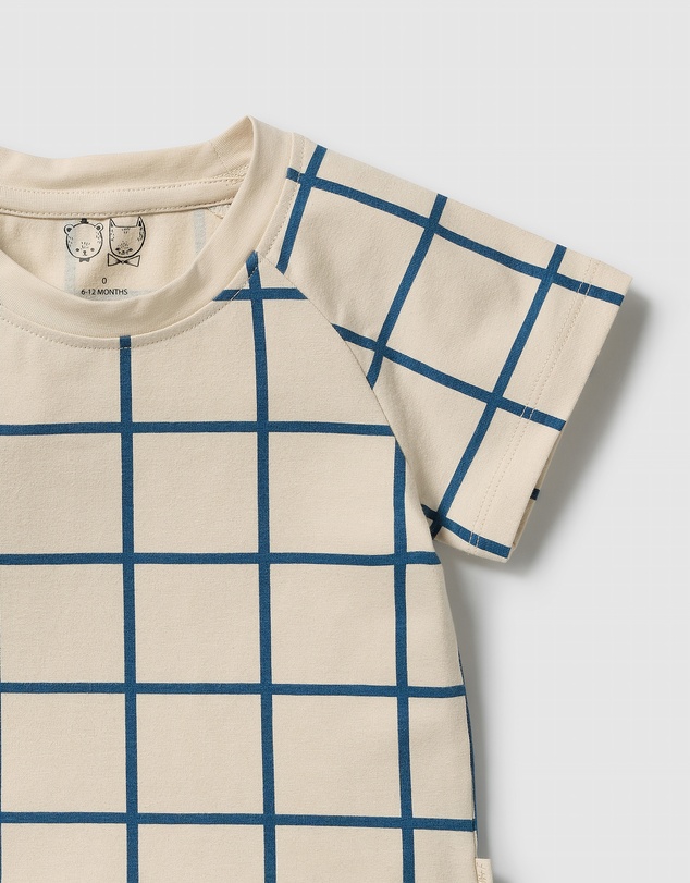 Wilson & Frenchy - Check Organic Tee - Babies-Kids