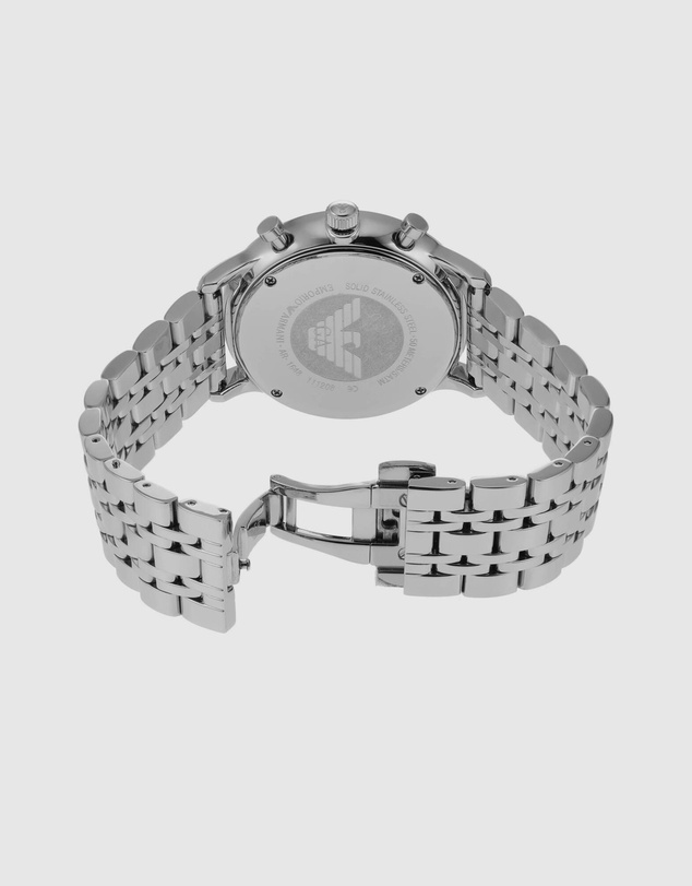 Emporio Armani - Silver Tone Chronograph Watch