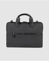 Tucano - Tucano Gommo Super Slim Laptop Bag Black Fits 13-14 Inch Laptops Rainproof Fabric