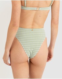 Rhythm - Lola Check Hi Waist Pants
