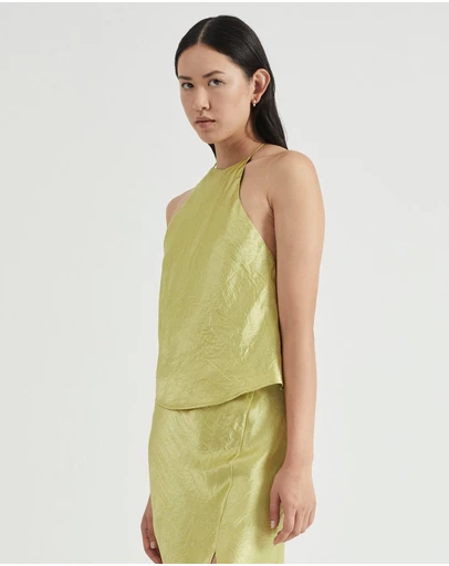 Third Form - Crush Bias Halter Top
