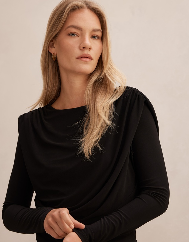Forever New - Estelle Bubble Waist Long Sleeves Top
