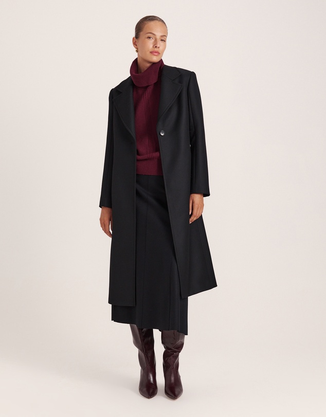 SABA - Karla Wool Panel Midi Skirt