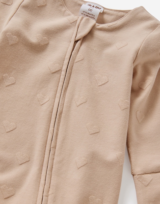 Cotton On Kids - Growie Long Sleeve Zip Romper