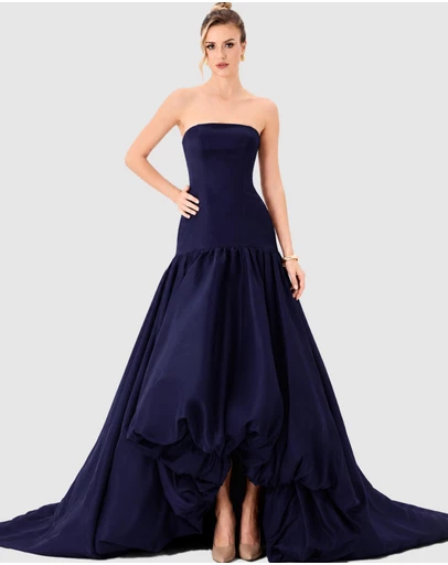 Bariano - Allegra Strapless Balloon Gown