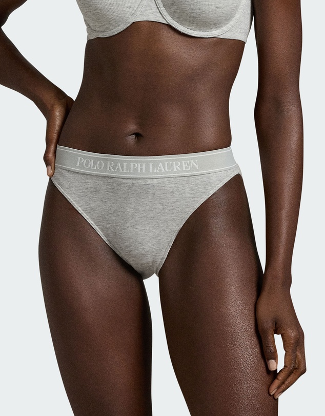 Polo Ralph Lauren - Polo Essentials Cotton Blend High Leg Bikini Brief