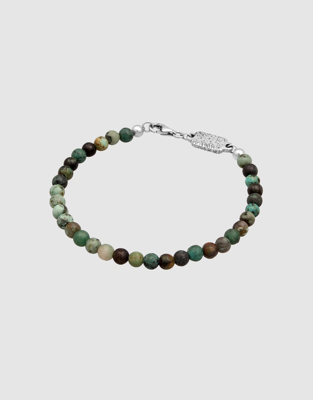 Haze & Glory - ICONIC EXCLUSIVE - Bracelet Men Turquoise Ocean 925 Sterling Silver