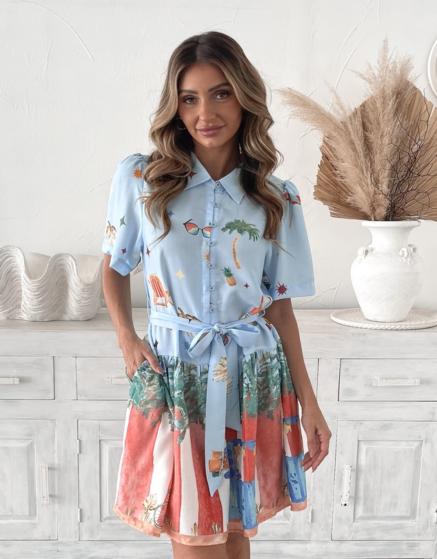 Esther & Co - Dakoda Dress - Multi