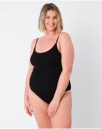 UNE PIECE - Crinkle Cut Scoop Maillot One Piece Swimsuit